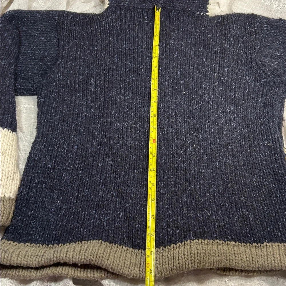 Earth Rugs wool sweater hooded jacket K00057